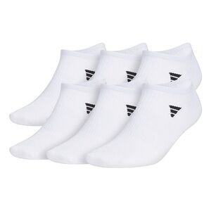 Adidas Men’s 6-Pack Superlite Arch Compression No-Show Socks - Size 6-12